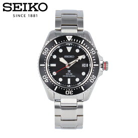 PROSPEX プロスペックス SEIKO セイコー腕時計 時計 メンズ 防水 ソーラー アナログ 3針 DIVER'S 200m ダイバーズ200m 200m潜水 ステンレス メタル シルバー ブラック SNE589Pプレゼント ギフト 1年保証 送料無料 母の日