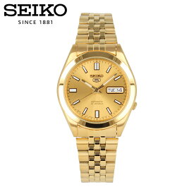 SEIKO5 セイコーファイブ腕時計 時計 メンズ オートマチック メカニカル 自動巻き アナログ 3針 ステンレス メタル ゴールド SNXC38J5プレゼント ギフト 1年保証 送料無料 父の日
