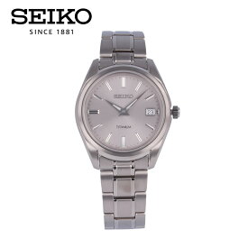 SEIKO セイコー腕時計 時計 メンズ 防水 クオーツ アナログ 3針 チタン シルバー SUR369Pプレゼント ギフト 1年保証 送料無料 父の日