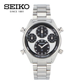 PROSPEX プロスペックス SEIKO セイコー SPEEDTIMER スピードタイマー腕時計 時計 メンズ 防水 ソーラー アナログ クロノグラフ ステンレス メタル シルバー ブラック SFJ001Pプレゼント ギフト 1年保証 送料無料 母の日