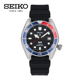 SEIKO セイコー PROSPEX プロスペックス 腕時計 時計 メンズ アナログ 自動巻き オートマティック ダイバー 200m スキューバ スモウ PADI 限定 スポーツ カジュアル アウトドア 防水 ブラック 黒 ペプシ SPB087Jプレゼント ギフト 1年保証 送料無料 父の日