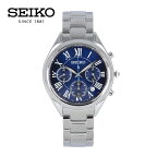 LUKIA ルキア SEIKO セイコー腕時計 時計 レディース 防水 クオーツ アナログ クロノグラフ ステンレス メタル シルバー ブルー SRWZ09Pプレゼント ギフト 1年保証 送料無料