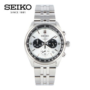 SEIKO �Z�C�R�[ CHRONOGRAPH�r���v ���v �����Y �h�� �N�I�[�c �A�i���O �N���m�O���t �X�e�����X ���^�� �V���o�[ �u���b�N SSB425P�v���[���g �M�t�g 1�N�ۏ� ��������