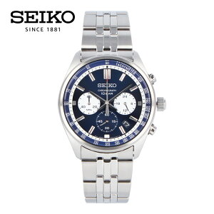 SEIKO ZCR[ CHRONOGRAPHrv v Y h NI[c AiO NmOt XeX ^ Vo[ lCr[ zCg SSB427Pv[g Mtg 1Nۏ 