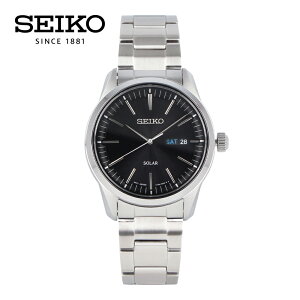 SEIKO �Z�C�R�[ Conceptual�r���v ���v �����Y �h�� �\�[���[ �A�i���O 3�j �X�e�����X ���^�� �V���o�[ �u���b�N SNE527P1�v���[���g �M�t�g 1�N�ۏ� ��������
