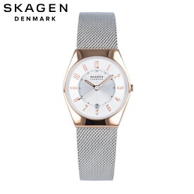 SKAGEN スカーゲン GRENEN グレーネン腕時計 時計 レディース クオーツ アナログ 3針 ステンレス メッシュ ピンクゴールド シルバー ホワイト SKW3050プレゼント ギフト 1年保証 送料無料 父の日