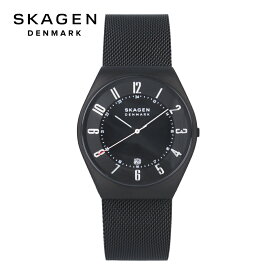 SKAGEN スカーゲン GRENEN腕時計 時計 メンズ クオーツ アナログ 3針 ステンレス メッシュ ブラック SKW6817プレゼント ギフト 1年保証 送料無料 父の日
