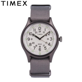 クーポン配布中！TIMEX タイメックス MK1 アルミニウム腕時計 時計 メンズ クオーツ 3針 ナイロン グレー ブラック ガンメタ TW2T10500プレゼント ギフト 1年保証 送料無料 父の日