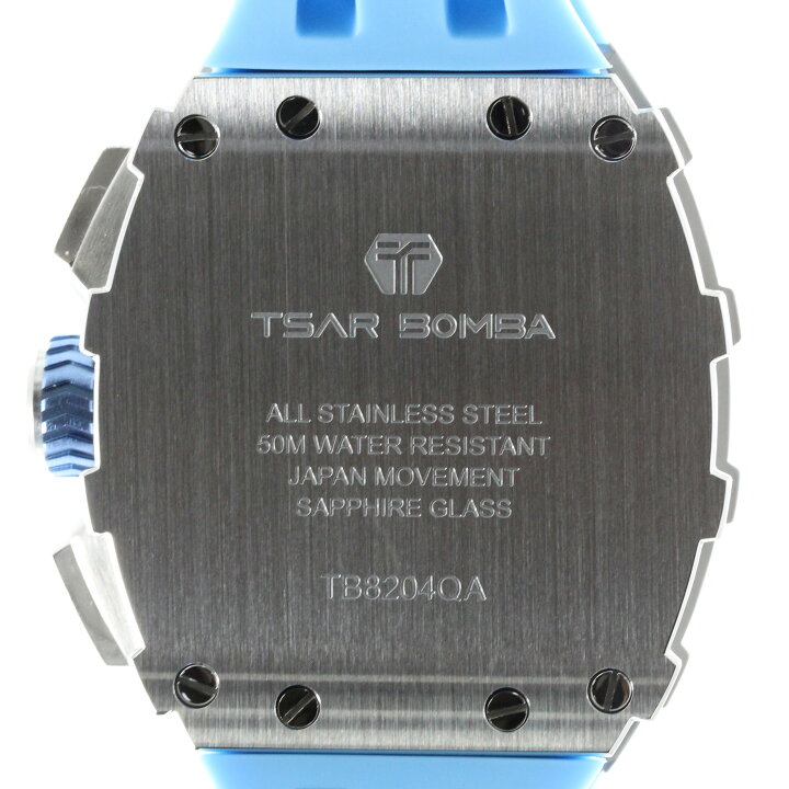 楽天市場】TSAR BOMBA ツァーボンバ TB8204QA Blue アナログ クオーツ 