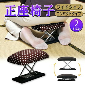 正座椅子 正座いす ラクラク コンパクト ワイド ドット柄 収納ポーチ付き 折りたたみタイプ お盆 などの 法要 や お稽古 長時間 最適 テレビ用の枕にも便利 携帯用 携帯に便利 軽量 サポート 脚の負担 軽減 父の日