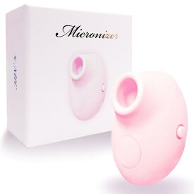 ミクロナイザー ピンク 吸引 振動 吸うやつ 小型 かわいい 静音 完全防水 充電式 コードレス シリコン製 女性用 女性向け フェムテック ギフト