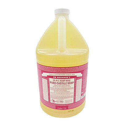 【楽天市場】ドクターブロナー マジックソープローズ （オールインワンソープ） 3785ml【あす楽対応】【ネコポス ...
