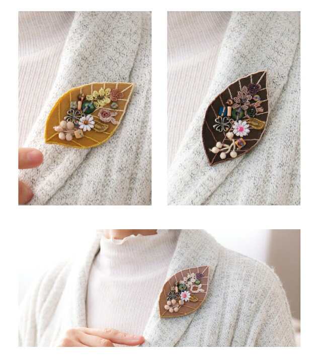 楽天市場】敬老の日 ギフト 刺繍 手作り ブローチ おしゃれ かわいい  