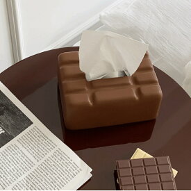 インテリア 雑貨 セラミック 板 チョコレート モチーフ ティッシュケース 韓国