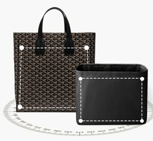 �o�b�O�C���o�b�O�@Goyard Voltaire�@�S���[�� ���H���e�[���@�C���i�[�o�b�O ���[ �y�� �d���� �i�C���� �h���@�ϋv��