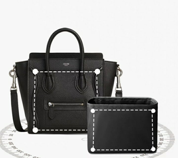 楽天市場】セリーヌ ラゲージ ナノ ミディアム ミニ オーガナイザー  