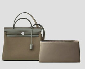 バッグインバッグ　エルメス　エールバッグ　herbag インナーバッグ　本革風 収納　軽量 汚れ防止　傷防止