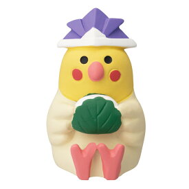 柏餅インコ 端午のかっぱ（220-17）五月飾り 端午の節句 鳥 飾り玄関 デスク 机 家 事務所 店舗 可愛い 子供の日 小さめ コンコンブル デコレ concombre DECOLE（1）