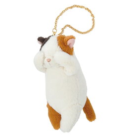 くびねっこ 猫 リールマスコット（230-38）三毛猫 寅猫 炭猫 黒猫 cat キーホルダー キーリール ぬいぐるみ ギフト プレゼント りぶはあと LIVHEART(2) じゃらじゃら 盛り盛り スクバ スクールバッグ JK