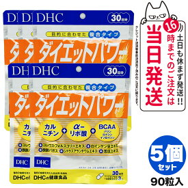 【5個セット 賞味期限2026/12】ディーエイチシー DHC ダイエットパワー 30日分 90粒 サプリメント 送料無料