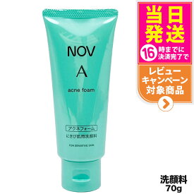 【国内正規品】常盤薬品 NOV ノブ A アクネフォーム 70g 洗顔フォーム 洗顔料 送料無料