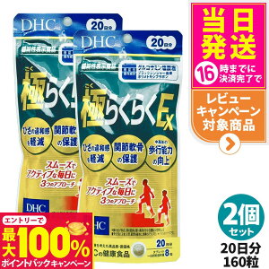 �y���I�ōő�100%�|�C���g�o�b�N�z�y2�Z�b�g �ܖ�����2028/04�z�f�B�[�G�C�`�V�[ DHC �ɂ炭�炭 EX 20���� 160�� �Ђ� �֐� � �T�v�������g �A�N�e�B�u ���N�H�i ���N�T�v�� ���N���� �}���`