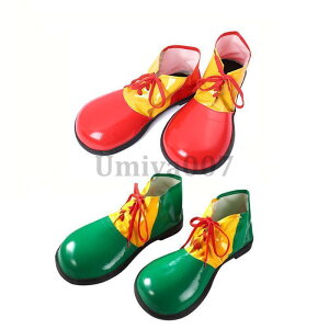 コスプレ 仮装 ピエロシューズ ピエロ 靴 シューズ コスチューム用小物 男女共用 コスプレ 衣装 ハロウィン パーティーグッズ 変装グッズ パーティー 変装