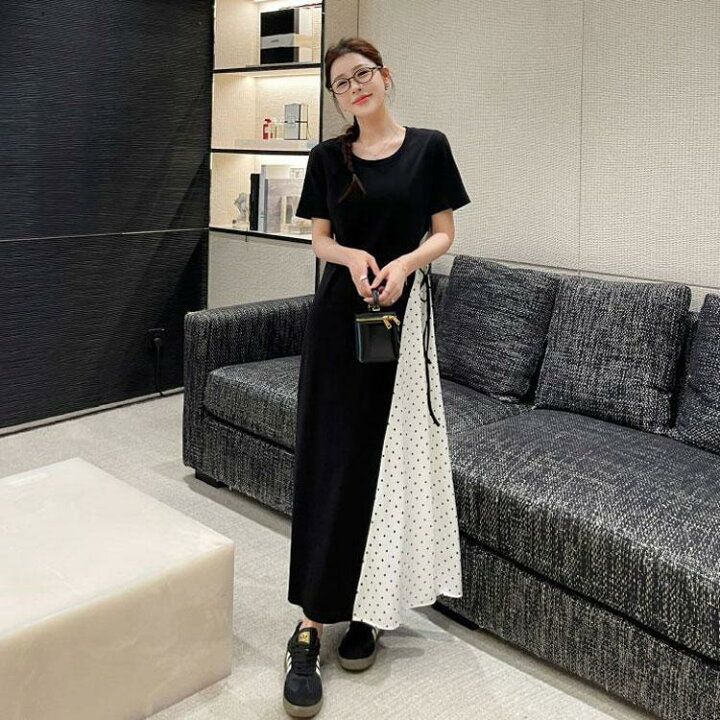 楽天市場】夏新作綿 tシャツ ワンピース 半袖 レディース 春 夏 春夏 