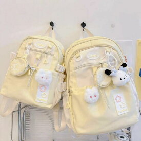 小学生 女の子 キッズ リュック ラン リュック 修学旅行 合宿 遠足 校外学習 部活 リュック 中学生 子供 リュック 可愛い ミニ バッグ付き 大容量 撥水 軽量 A4 スクール カバン イエロー ピンク パープル 黒 グリーン プレゼント SHOP DAN