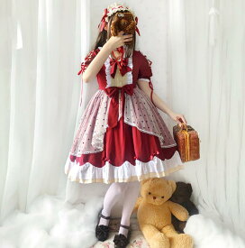 Lolita系　中袖/ワンピース　ロリータ トップス 萌え レディース ゴスロリ ロリータファッション　変装　トップス　コスプレ　ハロウィン クリスマス