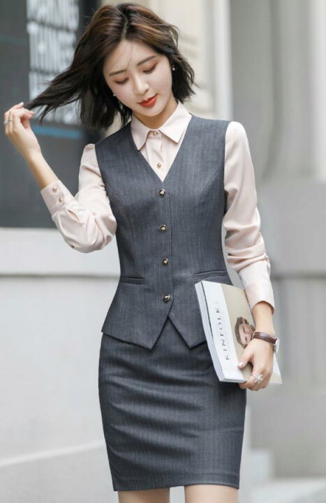楽天市場 レディース スーツ ベスト シャツ ビジネススーツ タイトスカート スカート Ol オフィス トップス 事務服 ビジネス 洗える 通勤オフィス 入学式に七五三 ２点 ズボン 秋冬用 厚手 Tokiwa３３