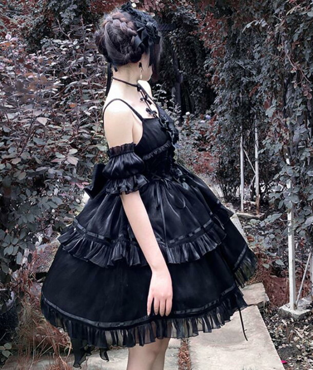 楽天市場】新発/数量限定/Lolita系 堕天使/ワンピース jsk OP 日常 