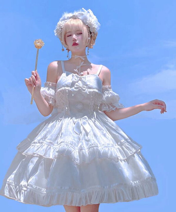 楽天市場】新発/数量限定/Lolita系 堕天使/ワンピース jsk OP 日常 