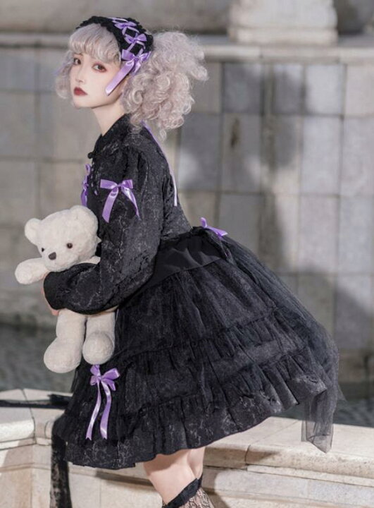 楽天市場】2023新発/数量限定/Lolita系 長袖/ワンピース OP 日常 写真 