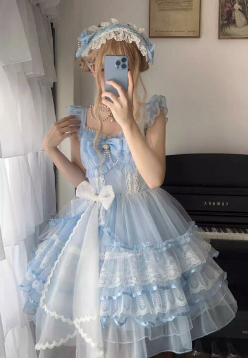 楽天市場】/新発/数量限定/Lolita系 /ワンピース jsk OP 日常 写真 