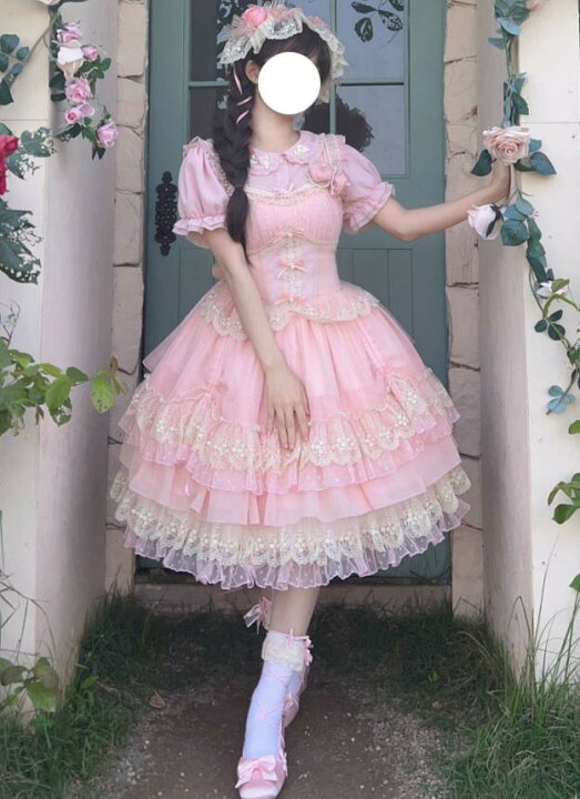 楽天市場】/再入荷/Lolita系 /ワンピース jsk OP 日常 写真 舞台 変装 