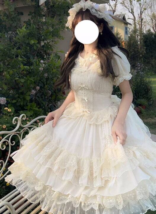 楽天市場】/再入荷/Lolita系 /ワンピース jsk OP 日常 写真 舞台 変装 