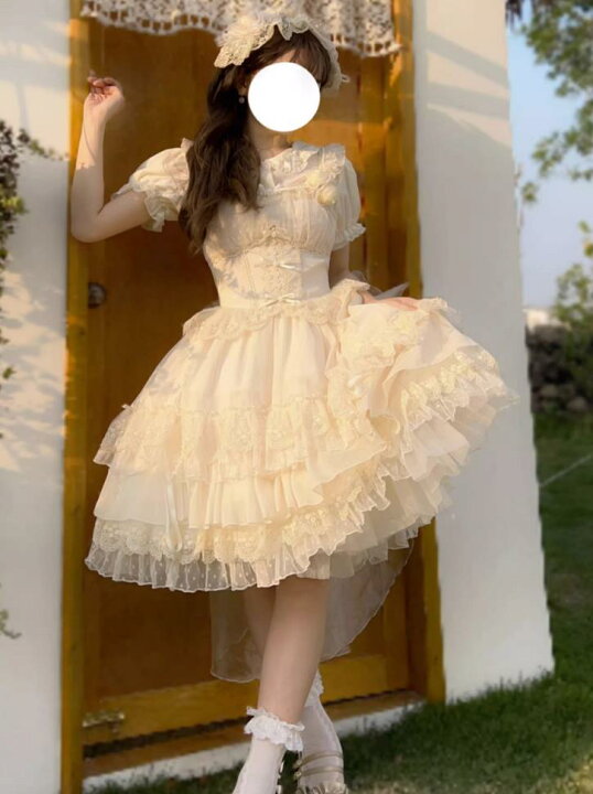 楽天市場】/再入荷/Lolita系 /ワンピース jsk OP 日常 写真 舞台 変装 