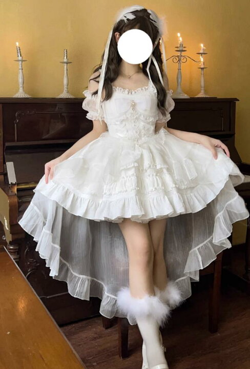 楽天市場】/新発/数量限定/薔薇花嫁/Lolita系 /ワンピース jsk OP 日常  