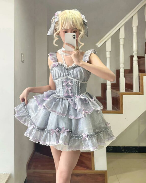 楽天市場】新発/数量限定/Lolita系/中袖/opワンピース jsk 日常 写真 
