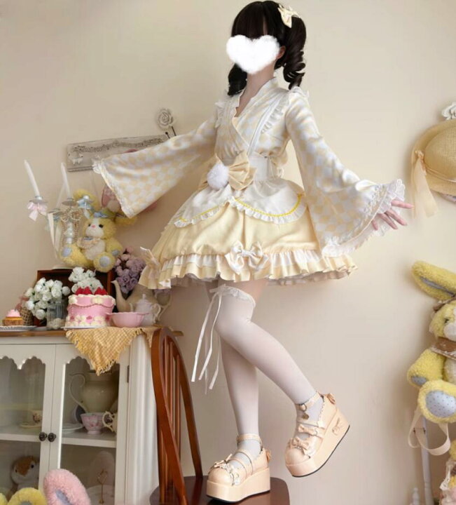 楽天市場】/新発//Lolita系 4点セット/上下セット スカート 浴衣 和風