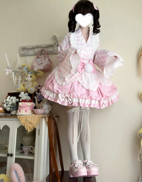楽天市場】/新発//Lolita系 4点セット/上下セット スカート 浴衣 和風