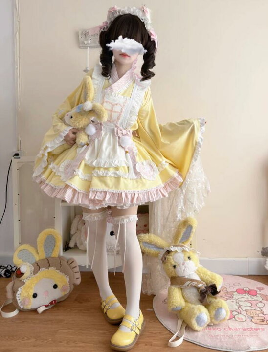 楽天市場】/新発/猫爪/Lolita系 4点セット/上下セット スカート 浴衣 