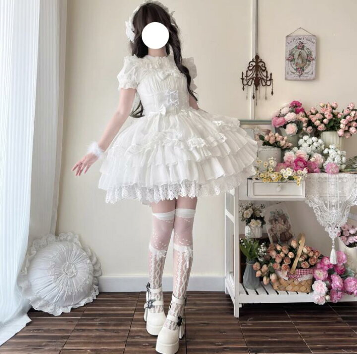 楽天市場】/新発//Lolita系 メイド服/ワンピース jsk OP 日常 写真 