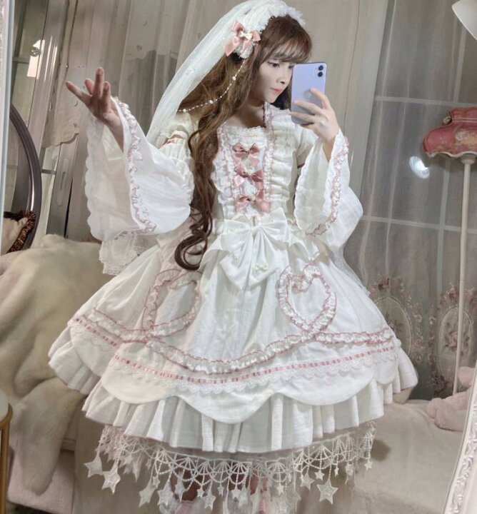 楽天市場】2022夏/新発/数量限定/Lolita系 初恋doll ドレス/ワンピース  