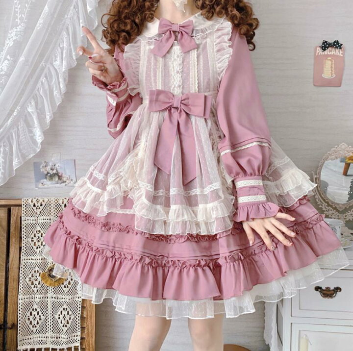 楽天市場】2022夏/新発/数量限定/Lolita系 /ワンピース jsk op 日常  