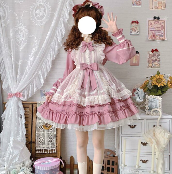楽天市場】新発/数量限定/Lolita系 /小物 エプロン jsk op 日常 写真 