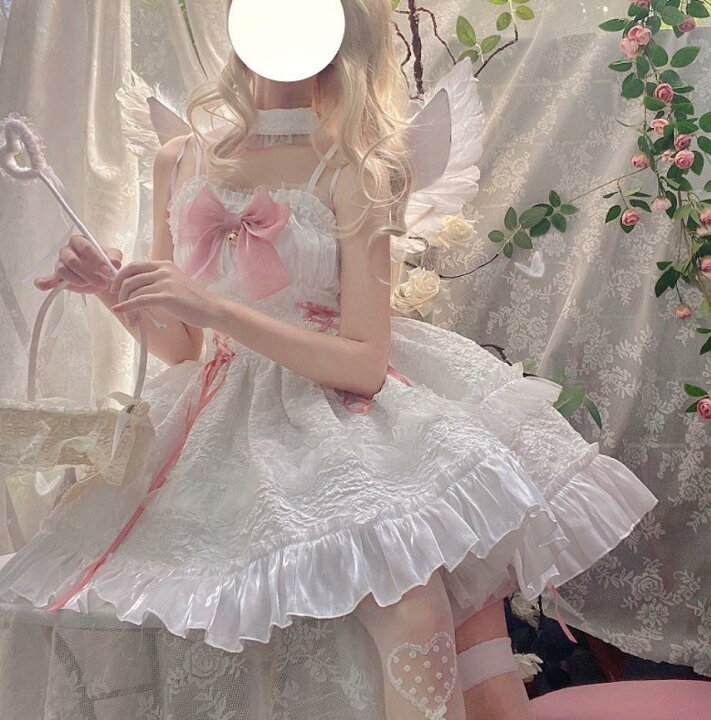 楽天市場】2022夏/新発/数量限定/Lolita系 吊りスカート/ワンピース  