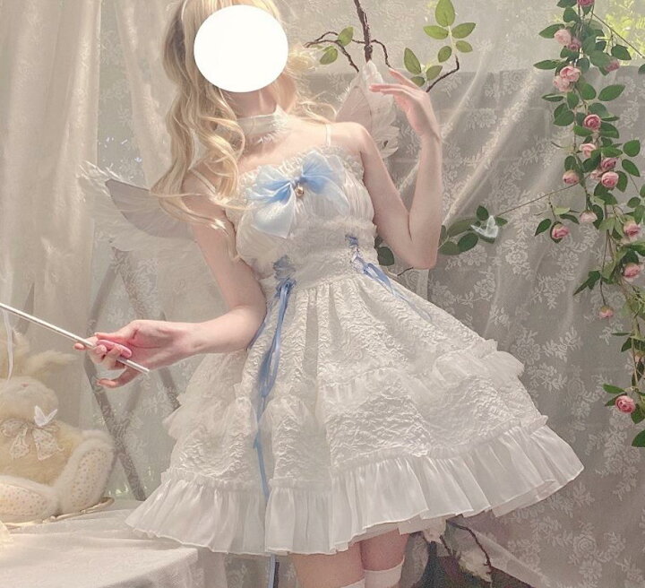 楽天市場】2022夏/新発/数量限定/Lolita系 吊りスカート/ワンピース  
