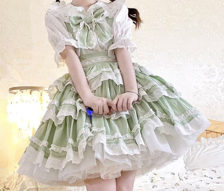 楽天市場】/新発/数量限定/Lolita系 三段式/スカート 日常 写真 舞台  